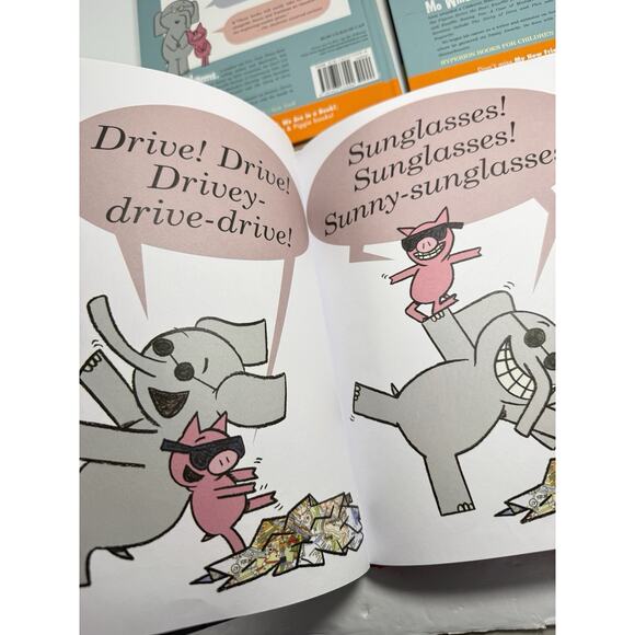 Elephant & Piggie 5 Book Lot Hard Cover Mo Willems Childrens Books Friendship - Picture 7 of 9